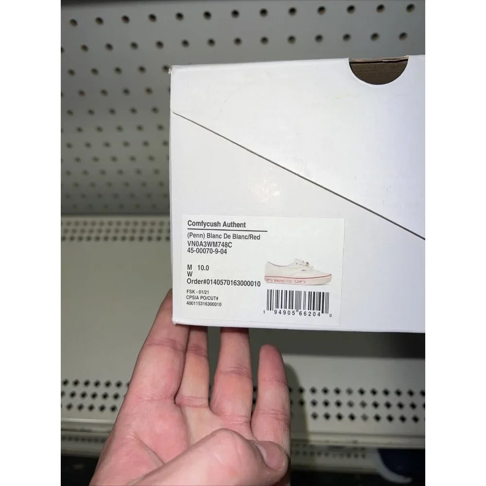 VANS Penn X ComfyCush Authentic Mens Athletic Skateboarding Shoes Size 10 - Picture 11 of 11